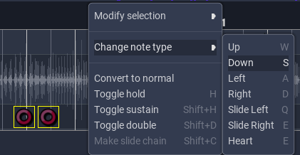 The Timeline Contextual Menu